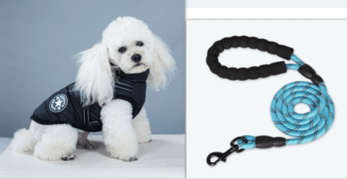Waterproof Dog Clothes Winter Dog Coat With Harness Warm Pet Clothing Big Dog Jacket Chihuahua Labrador Coat Costume (Option: Black-5XL)