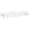 Dog Kennel Black 430.6 ftÂ¬â‰¤ Steel