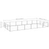 Dog Kennel Silver 193.8 ftÂ¬â‰¤ Steel