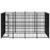 Outdoor Dog Kennel Steel 119 ftÂ¬â‰¤