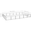 Dog Kennel Black 258.3 ftÂ¬â‰¤ Steel