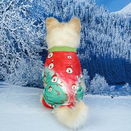 Pet Christmas Clothes Home Red Green (Option: Green Santa Claus-XL)