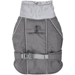 Pet Dog Warm-keeping Cotton Clothing (Option: Gray-3XL)